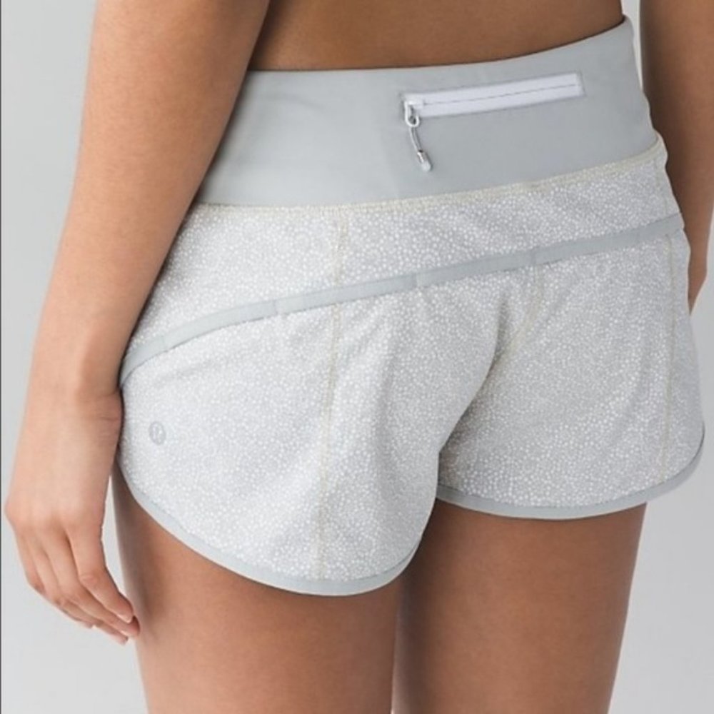 Lulu Lemon RARE Find Speed Shorts w Inside Liner